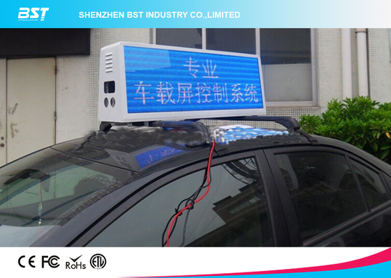 جعبه تبلیغاتی RGB تاکسی با چراغ تبلیغاتی با کنترل 4 گیگابایت / فای