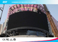 بزرگ ویدئو SMD 3535 منحنی پنل LED، صفحه نمایش 8mm رهبری برای تبلیغات در فضای باز دیوار