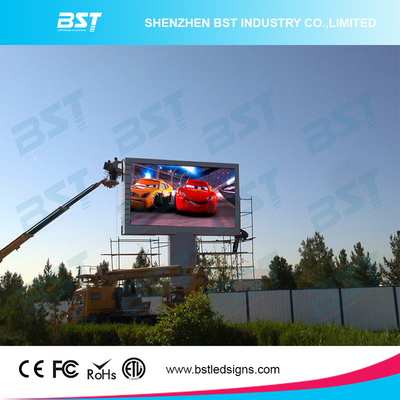 P6 Full Color Large Outdoor Advertising LED Display Video High Resolution