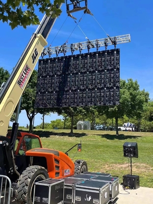 نرخ تجدید 3840 هرتز پانل ویدئویی LED کامل رنگ 500 * 500mm / 500 * 1000mm با 65536 پیکسل / m2 تراکم