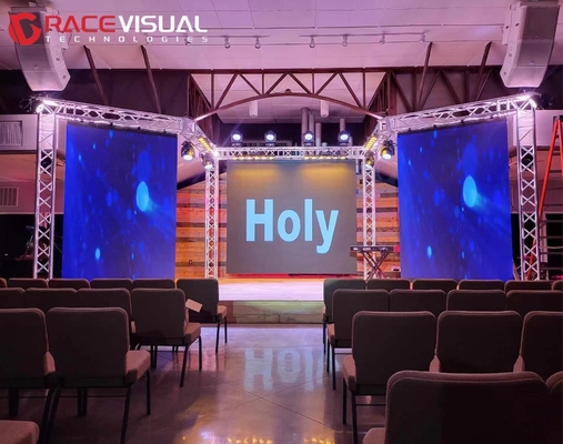 پانل ویدئویی Full Color LED 500*500mm/500*1000mm روشنایی 600 نیت