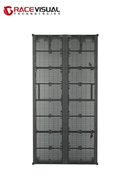 500mmX1000mm شفاف Ultra نازک، سبک وزن صفحه نمایش LED برای نیازهای داخلی / خارجی