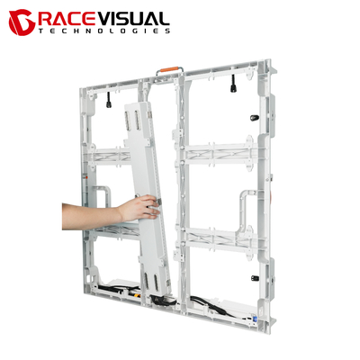 OA سری 6000nits/10000nits نصب ثابت در فضای باز P5.7 960x960mm LED Display طراحی طناب ایمنی
