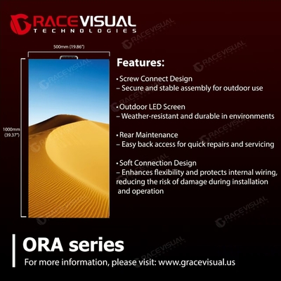 7680 هرتز Ultra-High Refresh Rate اجاره پنل ال ای دی برای سری ORA در دسترس در 500 × 1000mm و 500 × 500mm