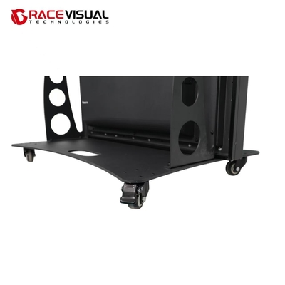3840hz نرخ تجدید بالا وزن نور در داخل صفحه نمایش پوستر LED تمام رنگی 48 کیلوگرم / قطعه با چرخ های توتم