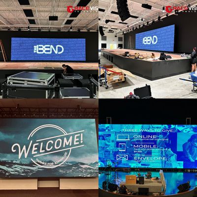 سری آی آر ای P3.9 سیستم نمایش LED حرفه ای اجاره 600 نیت روشنایی بالا 7680 هرتز نرخ تازه سازی فوق العاده صاف 500×1000 میلی متر طراحی ماژولار