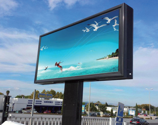 صفحه نمایش LED بیرونی دو طرفه 5500 نیت روشنایی-OF4-OF10 خدمات جلویی معمولی