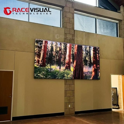 BUD سری داخلی P2.5mm ثابت صفحه نمایش LED دیوار نصب 640mmX480mm خدمات جلویی