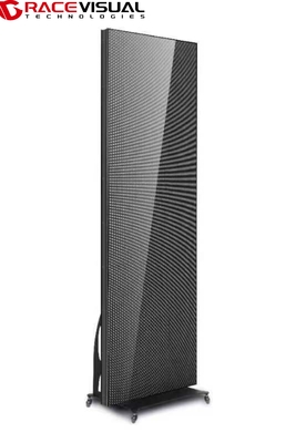P2.5 میلی متر صفحه نمایش دیجیتال تتم در فضای داخلی صفحه نمایش 640 x 1920 میلی متر پوستر تعاملی 3840 هرتز نرخ تجدید بالا WiFi کنترل شده دایره ای برای رویدادها