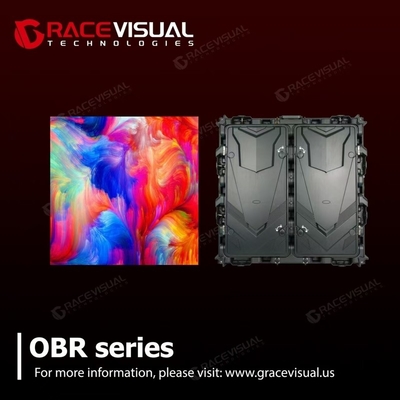 صفحه نمایش ثابت LED بیرونی OBR سری     7680Hz Refresh Rate ، آلومینیوم ریخته شده برای برنامه های کاربردی صحنه و رویداد
