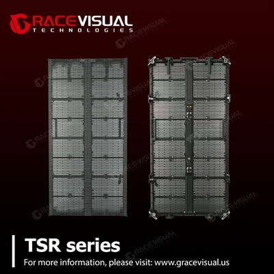 TSR-3.9-7.8 7680HZ IP65 شفاف صفحه نمایش LED شفاف صفحه نمایش فیلم LED تمام رنگی پنجره