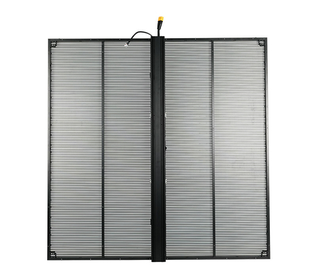 صفحه آلومینیوم ریخته شده LED Strip Mesh Display گزینه های سفارشی برای کاربردهای ثابت در فضای باز