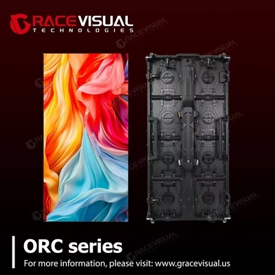 نمایشگر LED ماژولار در فضای باز سری ORC91، نرخ تازه سازی 7680 هرتز، انعطاف پذیری مغناطیسی، مناسب برای تبلیغات و رویدادهای صحنه