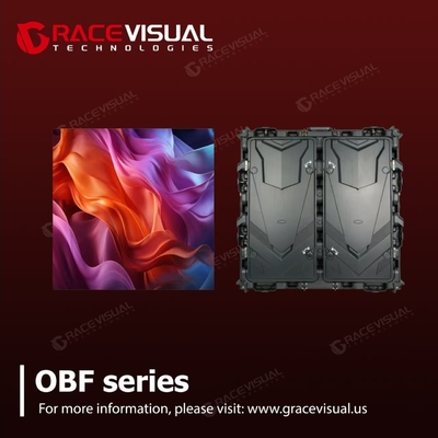 ≥5500nits HD رزولوشن صفحه نمایش LED در فضای باز    OBF Series Slim Die-Cast Design برای نصب سقف دیوار و ستون
