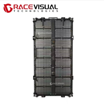 P3.9-7.8 صفحه نمایش شفاف LED در فضای باز برای صحنه، کنسرت، نمایش زنده اجاره دیوار LED
