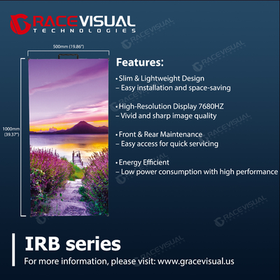 IRB P2.6 صفحه نمایش LED حرفه ای   7680 هرتز Ultra Smooth Refresh 500×1000mm اجاره ماژول 600 نیت روشنایی بالا