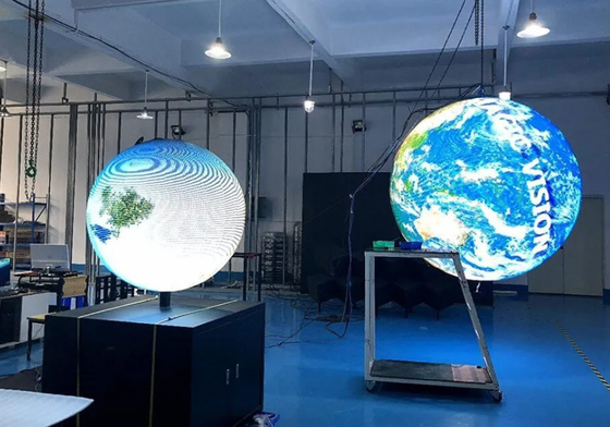 P2.5 P3 صفحه نمایش دیواری LED 360 درجه چشمگیر