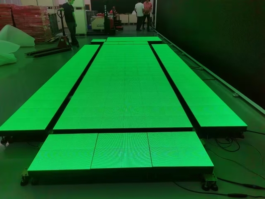 نصب سریع در داخل LED Digital Dance Floor Tiles صفحه نمایش تعاملی دیواری ویدئویی