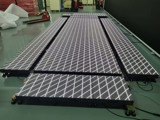 نصب سریع در داخل LED Digital Dance Floor Tiles صفحه نمایش تعاملی دیواری ویدئویی