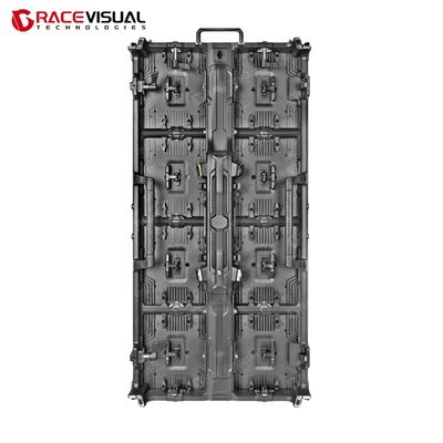 صفحه نمایش LED اجاره ای در فضای باز با 10 آهنربا قوی طراحی 16 بیت رنگ خاکستری و حالت نگهداری دوگانه برای رویدادهای صحنه