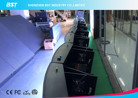 نمایشگر LED تجاری P4 تعمیرات جلویی صفحه نمایش تبلیغاتی / نمایشگر بنر LED